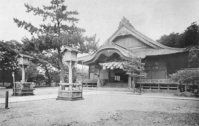 改築後の祖霊社（昭和11年）