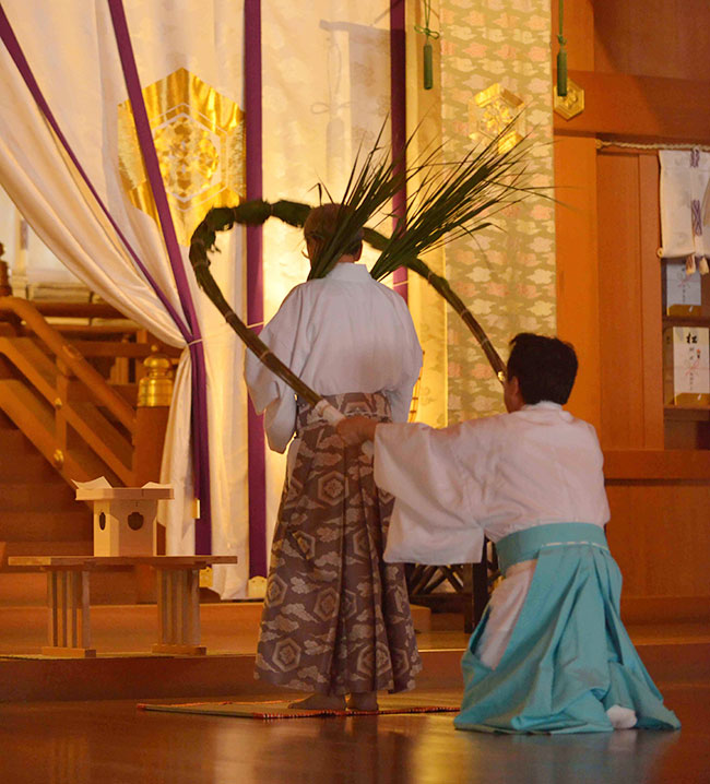 國造奉仕の「茅輪神事」